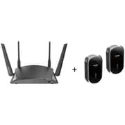 Dlink DIR-2660 AC2600 Super Mesh Smart WiFi Router + 2x DRA2060 AC2000 Mesh Range Extender