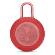 JBL CLIP3 Portable Bluetooth Speaker Fiesta Red