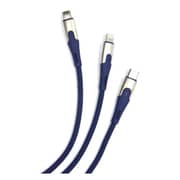 Brave 3in1 Charging Cable 1.2M Blue