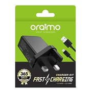 Oraimo 2A UK Charger Kit Black