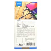 Brave Zinc 3In1 Braided Charging Cable 0.37m - Blue