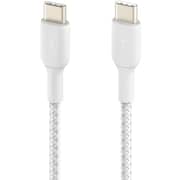 Belkin Boost Charge™ Braided Usb-C To Usb-C Cable, 1M, White