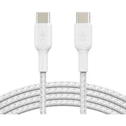 Belkin Boost Charge™ Braided Usb-C To Usb-C Cable, 1M, White