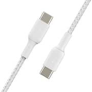 Belkin Boost Charge™ Braided Usb-C To Usb-C Cable, 1M, White