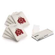 Miele Allergy XL HyClean 3D FJM dustbags, (8 bags, 1 HEPA filter)