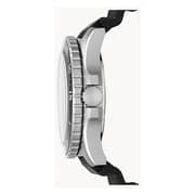 Fossil FB-02 Black Silicone Analog Watch For Men FS5689