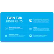 Candy Topload Semi Auto Washer 10 kg RTT2101WSU-19