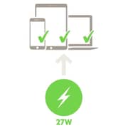 Belkin Boost Charge 27W USB-C Home Charger Silver F7U060my-SLV
