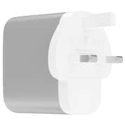Belkin F7U061my-SLV 27W+12W USB-C/A Dual Home Charger Silver