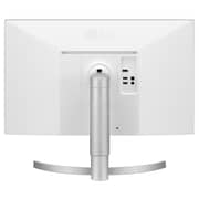 LG 4K UHD IPS LED HDR Monitor 27 inch with Ergonomic Stand Silver White -27UL550-W