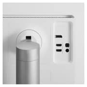 LG 4K UHD IPS LED HDR Monitor 27 inch with Ergonomic Stand Silver White -27UL550-W