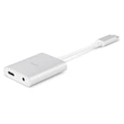 Moshi USB-C Digital Audio Adapter With Charging - Silver