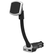 Scosche Magic Mount Pro Dual Power Socket Charging Mount Black/Silver