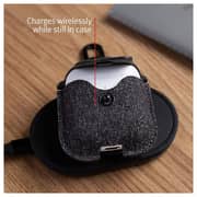 Twelve South AirSnap Leather Protective Case For AirPods - Dark Grey