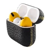 Merlin Craft Royal Collection Apple Airpods Pro Calf Black/Yellow
