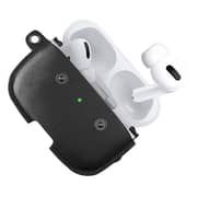 Woodcessories AirPod Pro Leather Necklace Case Midnight Black