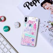 Casetify Glitter Case iPhone Xs/X Unicorn Slay Queen