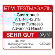 Gastroback Design Advanced Barista Espresso 42619