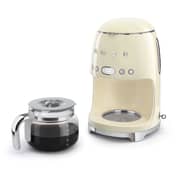 Smeg Drip Filter Coffee Machin Cream DCF02CRUK