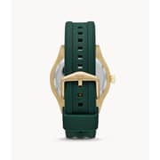 Fossil Belmar Three-Hand Date Dark Green Silicone Watch FS5597