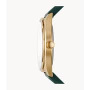 Fossil Belmar Three-Hand Date Dark Green Silicone Watch FS5597