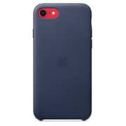 Apple Leather Case Midnight Blue For iPhone SE