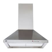 Beko 60cm Pyramid Chimney Hood, 400m³/h Ventilation, Dishwasher-Safe Filters, Metal Cassette Filter, Mechanical Button Control, Stainless Steel - CWB6441XN