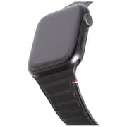 Decoded 42-44mm Leather Magnetic Traction Strap For Apple Watch Black