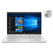 HP Pavilion 14-CE3007NE Laptop - Core i5 1GHz 8GB 512GB 2GB Win10 14inch FHD Mineral Silver English/Arabic Keyboard