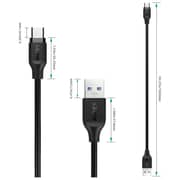 Aukey CB-CMD3 USBC Cable 1M Black X 3 Pack