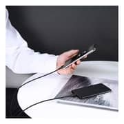 Aukey CB-CL1 Braided Nylon USB C To Lightning 1.2M Black
