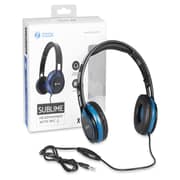 Zoook SUBLIME Wired Headphone With Mic Black/Blue