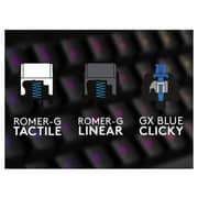 Logitech G513 Carbon Backlit Mechanical Gaming Keyboard - GX Blue Clicky Switch 920-008934