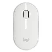 Logitech Pebble M350 Wireless Bluetooth Mouse Off-White