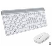 Logitech MK470 Wireless Keyboard and Mouse Combo Off-White English