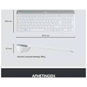 Logitech MK470 Wireless Keyboard and Mouse Combo Off-White English