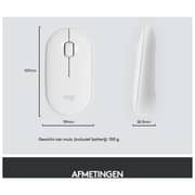 Logitech MK470 Wireless Keyboard and Mouse Combo Off-White English