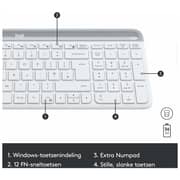 Logitech MK470 Wireless Keyboard and Mouse Combo Off-White English