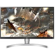 LG UHD Monitor 4K IPS LED 27inch 4K (3840 X 2160) IPS Display with VESA Silver White- 27UL650-W