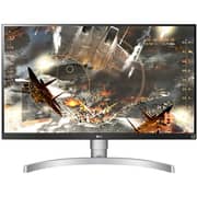 LG UHD Monitor 4K IPS LED 27inch 4K (3840 X 2160) IPS Display with VESA Silver White- 27UL650-W