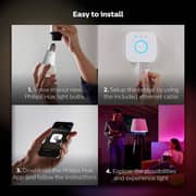 Philips Hue White & Colour Ambiance LED Smart Bulb - Starter Kit