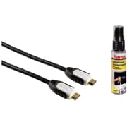 Hama 56595 High Speed HDMI Cable 1.5M + LCD/Plasma Cleaning Gel