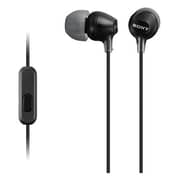 Sony MDRZX310AP Over-Ear Headphones + Sony MDREX15 In-Ear Headphones Black