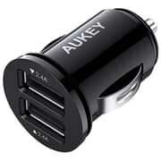 Aukey Dual USB Port Car Charger Black