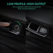 Aukey Dual USB Port Car Charger Black