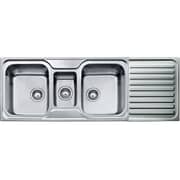 TEKA Inset Stainless Steel Sink Spacious 2.5-Bowl with Drainer - Classic 2½B 1D
