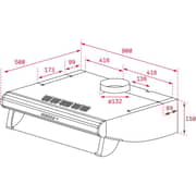 TEKA C 9310 90cm Classic Hood with 3 speeds