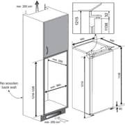 TEKA 210 L Built‑In Refrigerator - TKI4 215