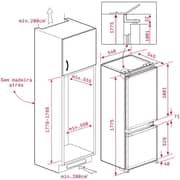 TEKA 275 L Built‑In Bottom Freezer - CI3 330 NF