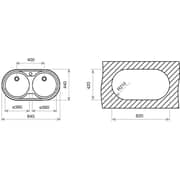 TEKA Inset Stainless Steel Kitchen Sink DR802B